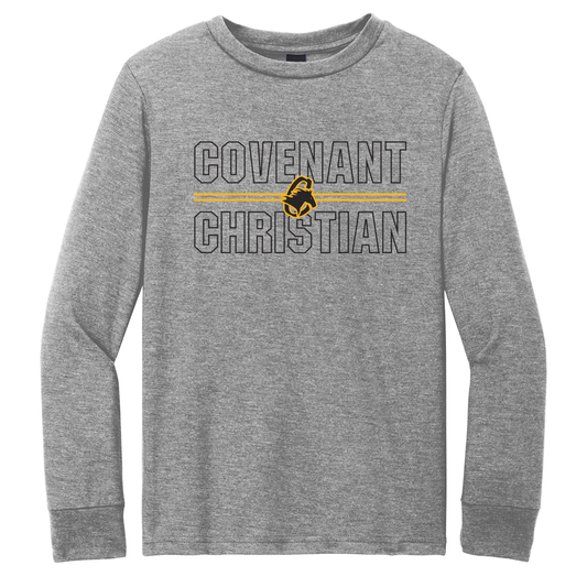Long Sleeve Front Print - SPORTS GREY
